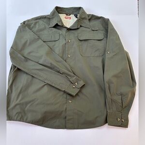 Men’s Wrangler Brand Fishing Shirt Size 2XL